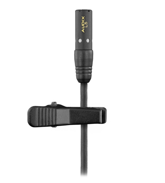 Audix Micro-sized cardioid / omni lavalier condenser microphone| L5