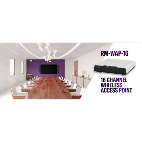 Yamaha 16-channel Wireless Access Point RM-WAP-16 for Remote Conferencing| RM-WAP16