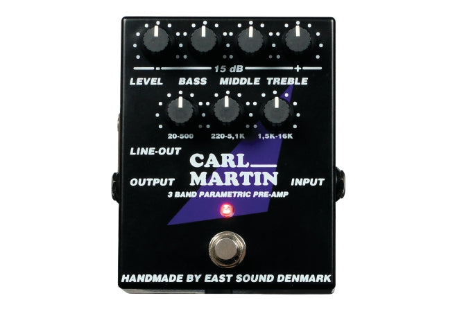 Carl Martin 3 Band Parametric Pre-amp | CM0003