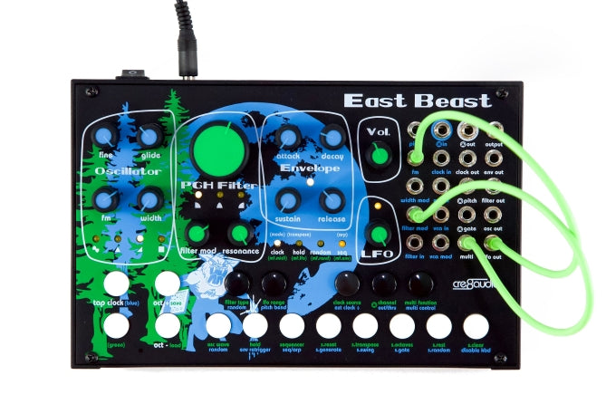 Cre8audio East Beast Desktop Modular Analog Synthesizer | EASTBEAST