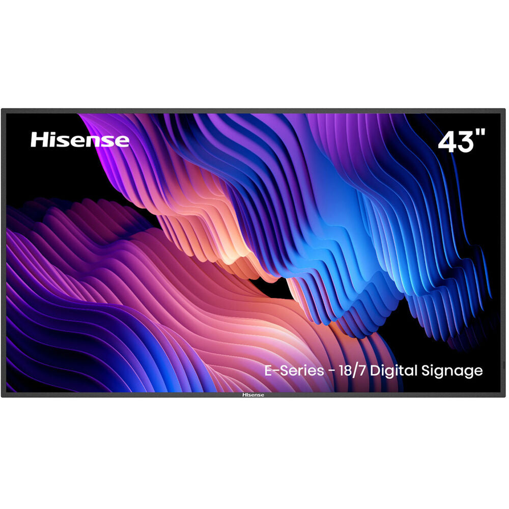 Hisense 43" UHD, 500Nits, 18/7, Landscape & Portrait, Speakers, Android 8.0| 43B4E31T
