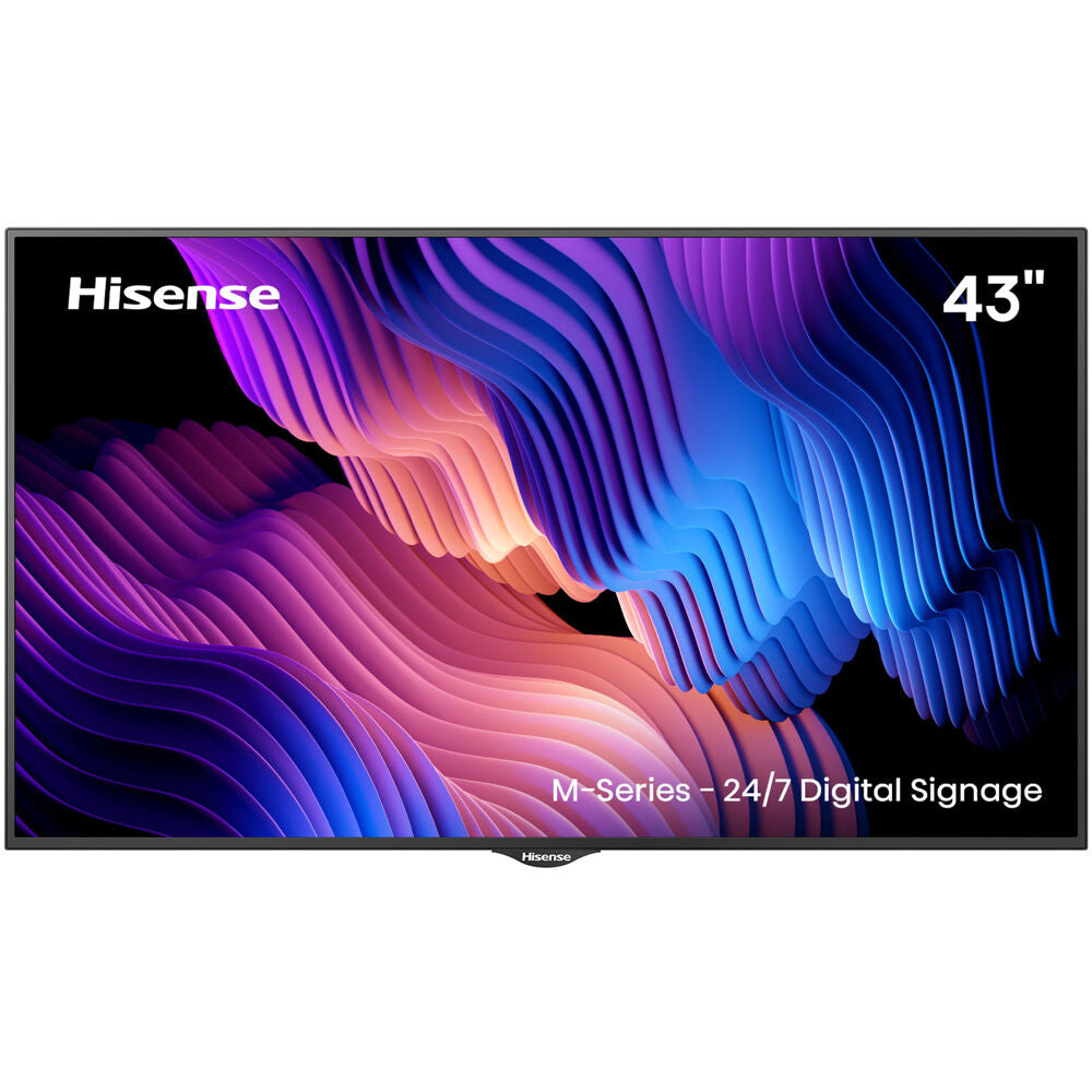 Hisense 43" UHD, 500Nits, 24/7, Landscape & Portrait, Speakers, Android 9.0| 43BM66AE