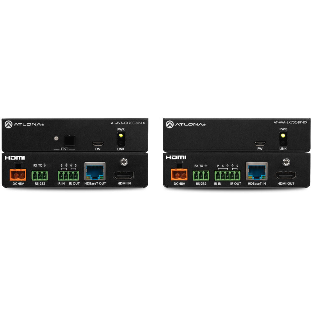 Atlona Avance 4K/UHD HDMI Transmitter and Receiver Kit w/RS-232 and IR pass| AT-AVA-EX70C-BP-KIT