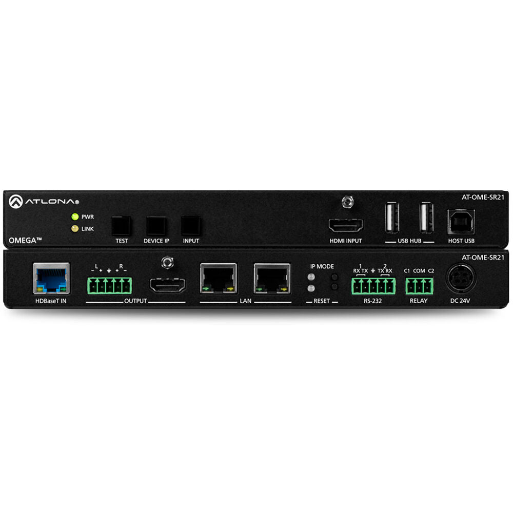 Atlona Omega Soft Video Conferencing HDBaseT receiver with Scaler| AT-OME-SR21
