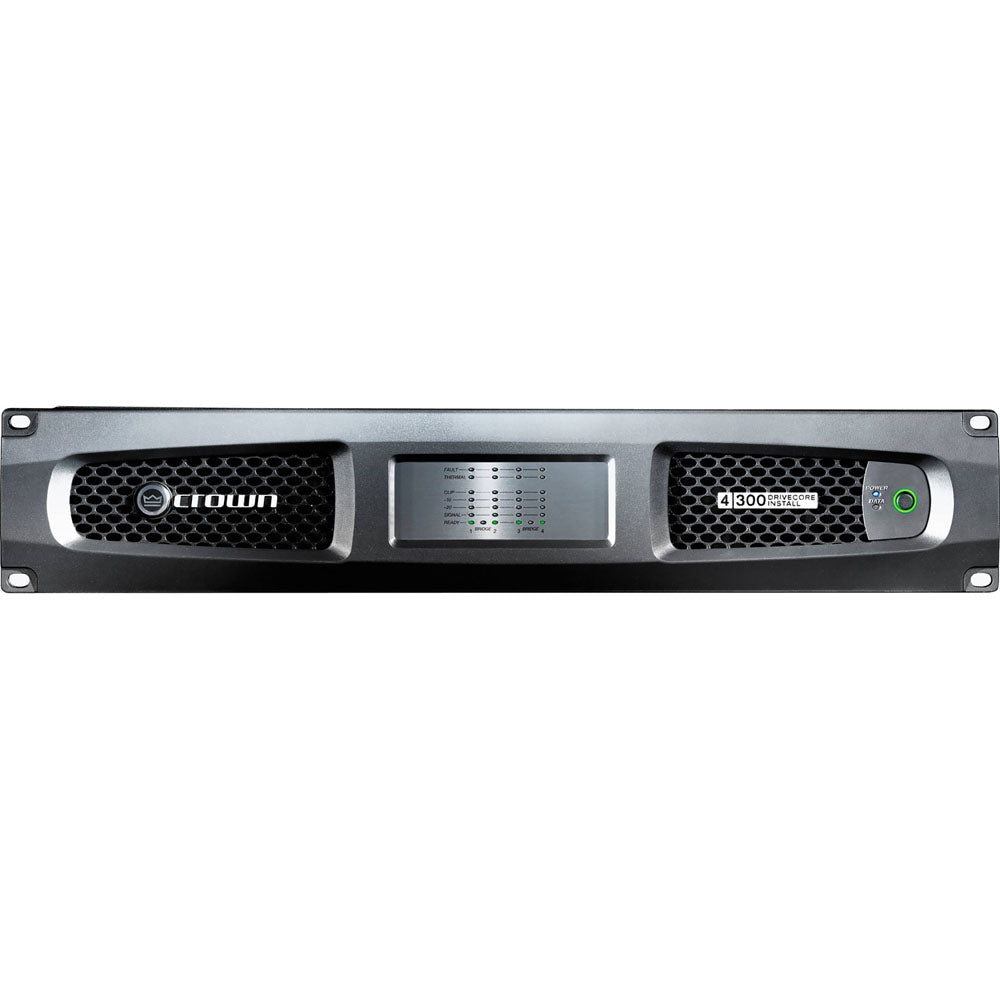 Crown DCI4X300 DriveCore Install Series Analog 4X300 Amplifier| DCI4X300