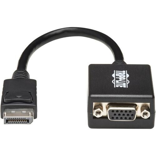Eaton Corp Tripp Lite 6 Inch Displayport to VGA Adapter Connector Plug and Play 6"| P134-06N-VGA