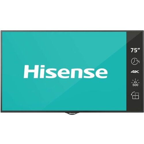 Hisense 75" UHD, 500Nits, 18/7, Landscape & Portrait, Speakers, Android 8.0| 75B4E30T