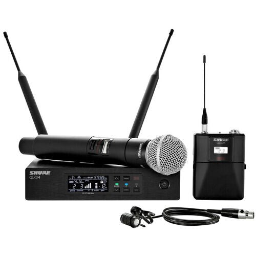 Shure Bodypack and Vocal Combo System with WL185 and| QLXD124/85-J50A