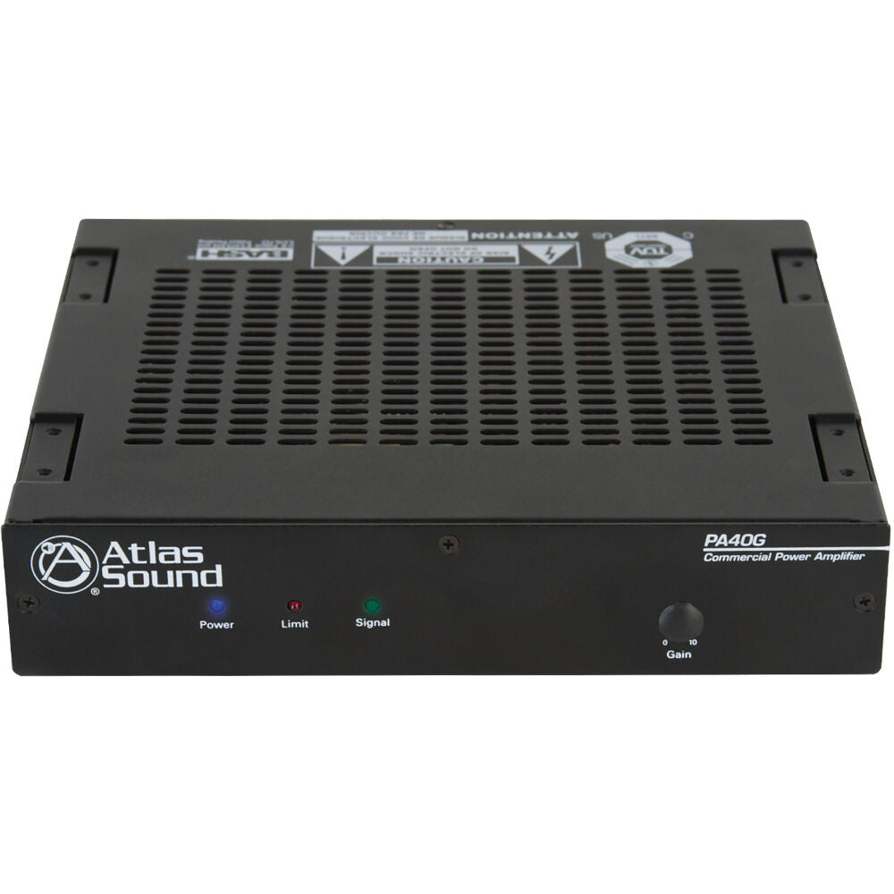 Atlas 40W Single Channel Power Amplifier with Global Power Supply| PA40G