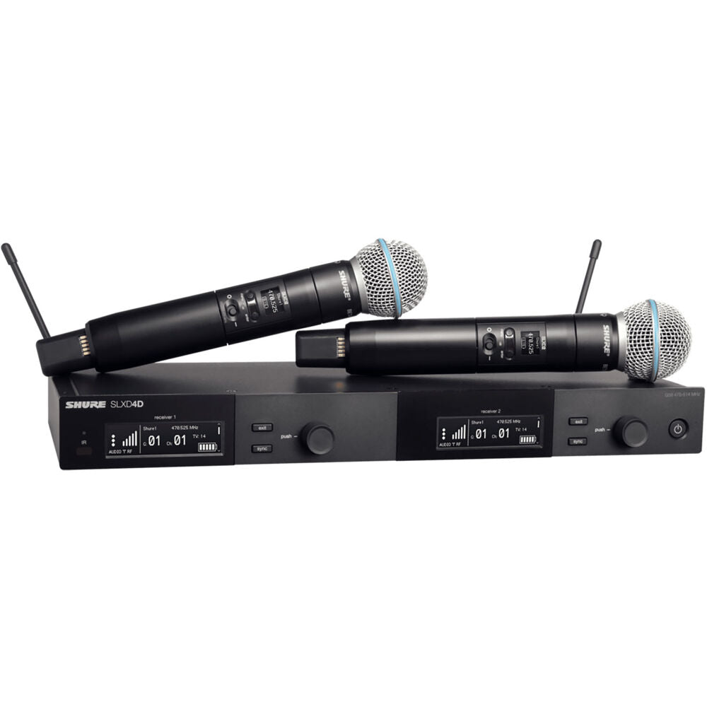 Shure Wireless Vocal System with SM58| SLXD24/SM58-J52