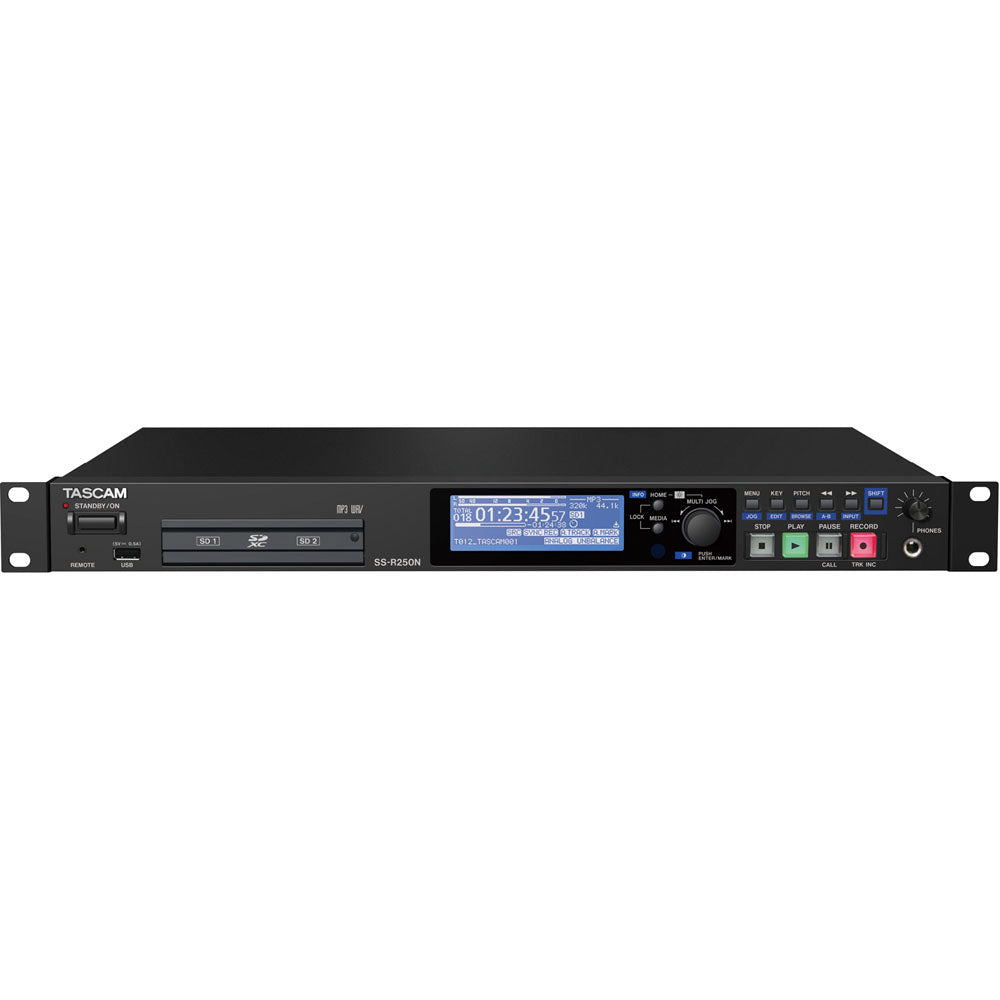 TASCAM Solid State Recorder With Networking And Dual Sd Card| SS-R250N
