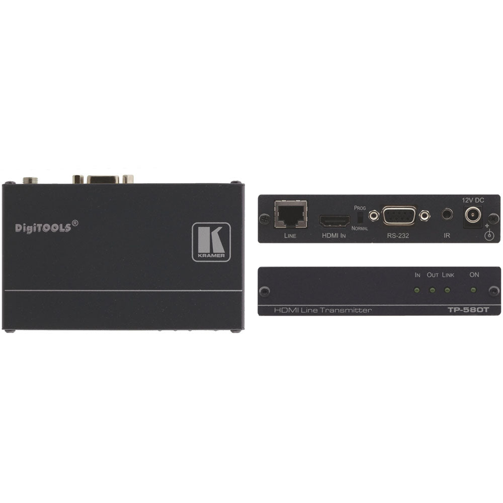 Kramer HDMI, Bidirectional RS232 & IR over HDBaseT Twisted Pair Transmitter| TP-580T